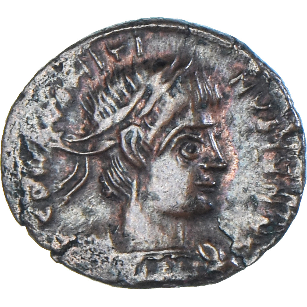 Moeda, Constantine II, Follis, 335-337, Trier, EF(40-45), Bronze, RIC:591