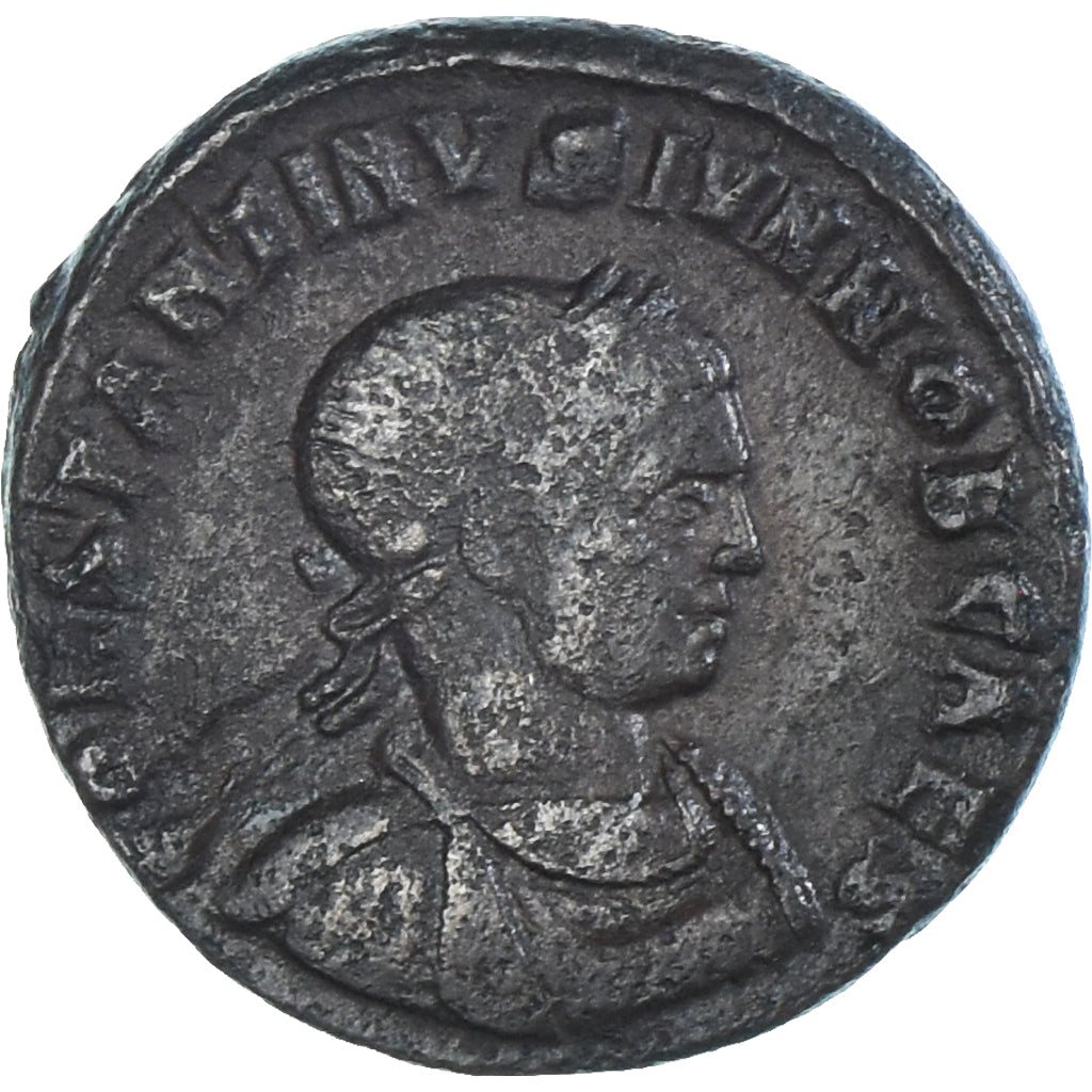 Moeda, Constantine II, Follis, 317, Arles, VF(20-25), Bronze, RIC:118