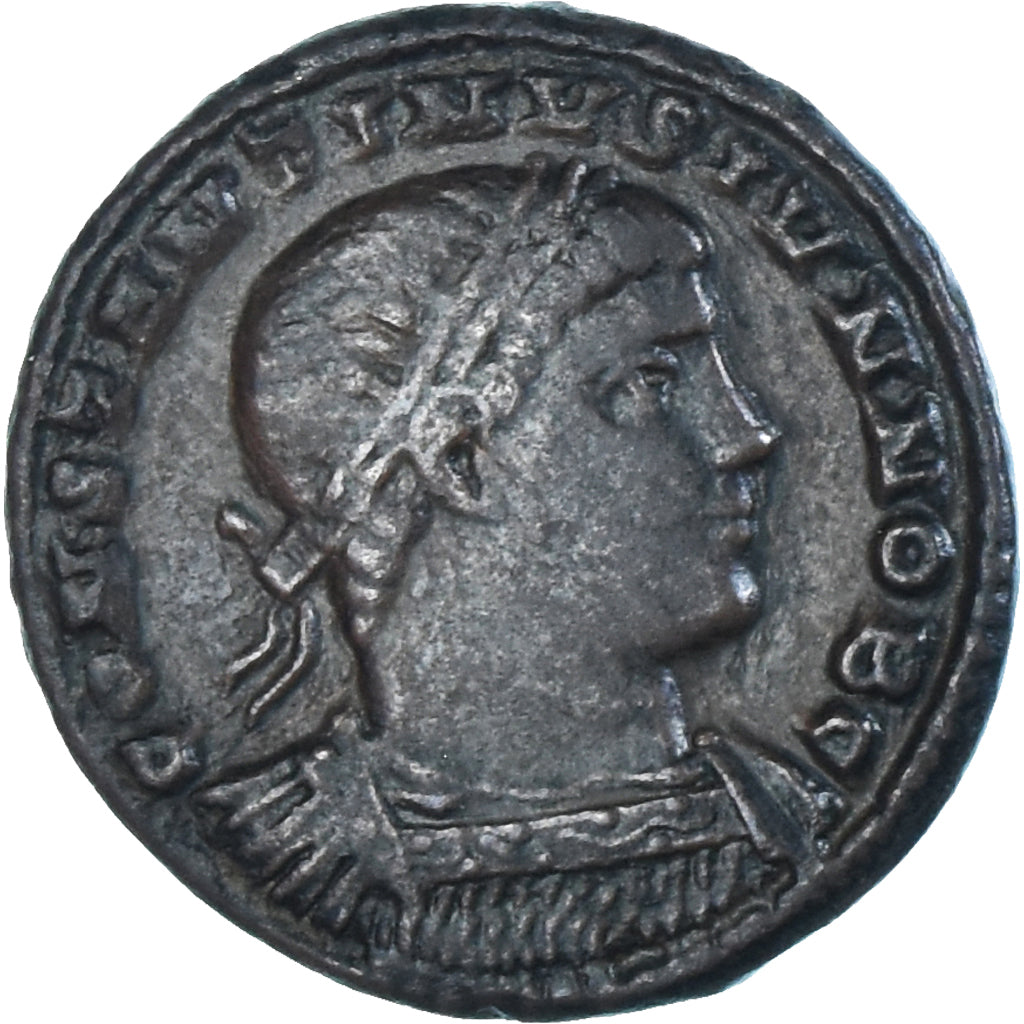 Moneda, Constantine II, Follis, 330-333, Trier, BC+, Bronce, RIC:60