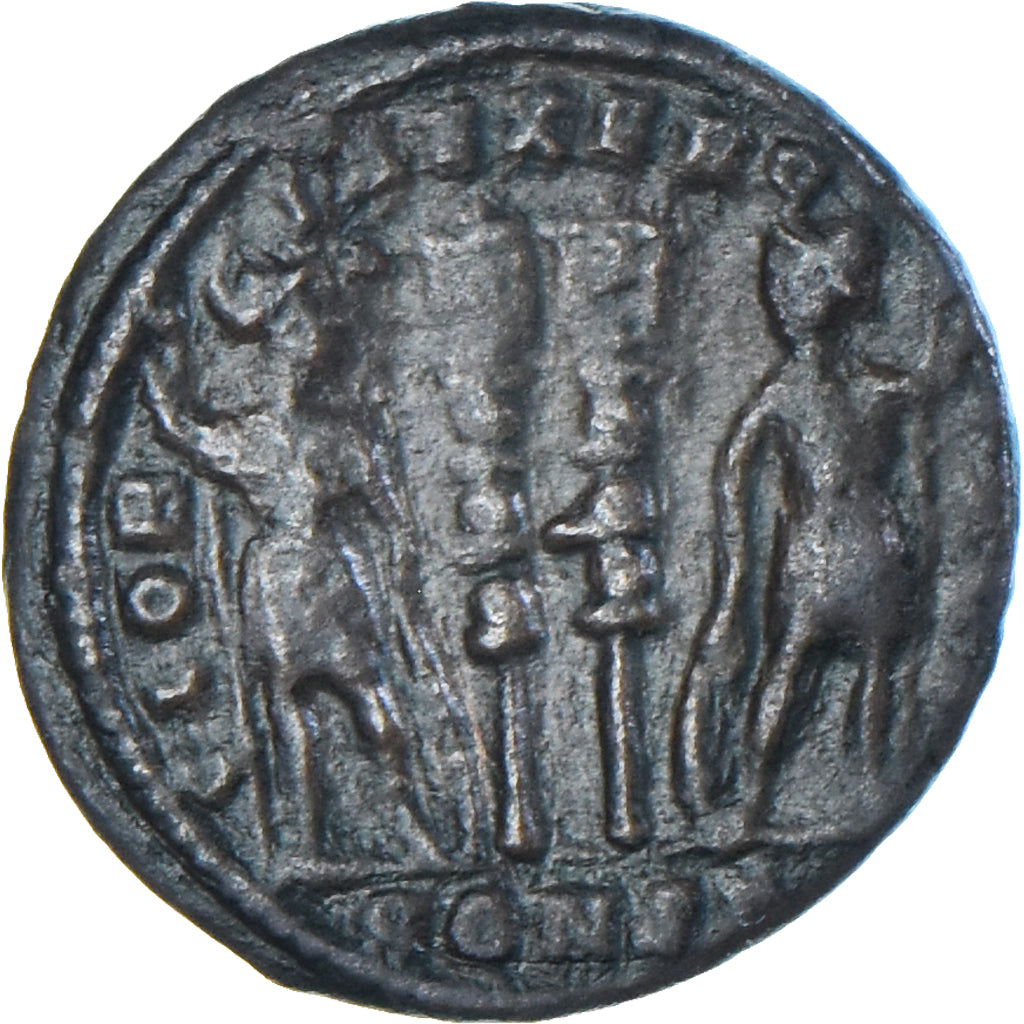 Moneda, Constantine II, Follis, 330-333, Trier, BC+, Bronce, RIC:60