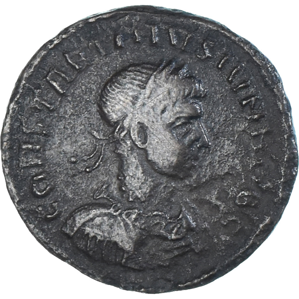 Münze, Constantine II, Follis, 320-321, Aquileia, S+, Bronze, RIC:79