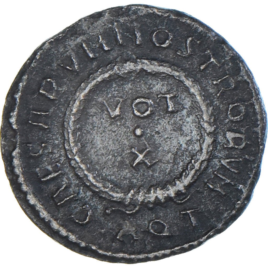 Münze, Constantine II, Follis, 320-321, Aquileia, S+, Bronze, RIC:79