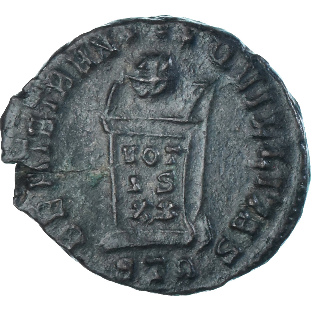 Coin, Constantine II, Follis, 321, Trier, AU(55-58), Bronze, RIC:312