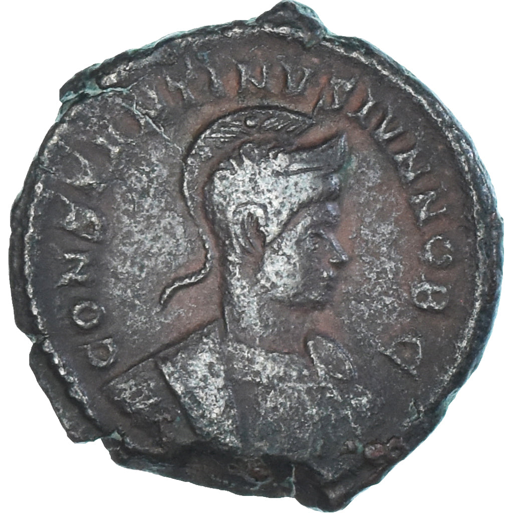 Moneda, Constantine II, Follis, 323, Trier, BC+, Bronce, RIC:408