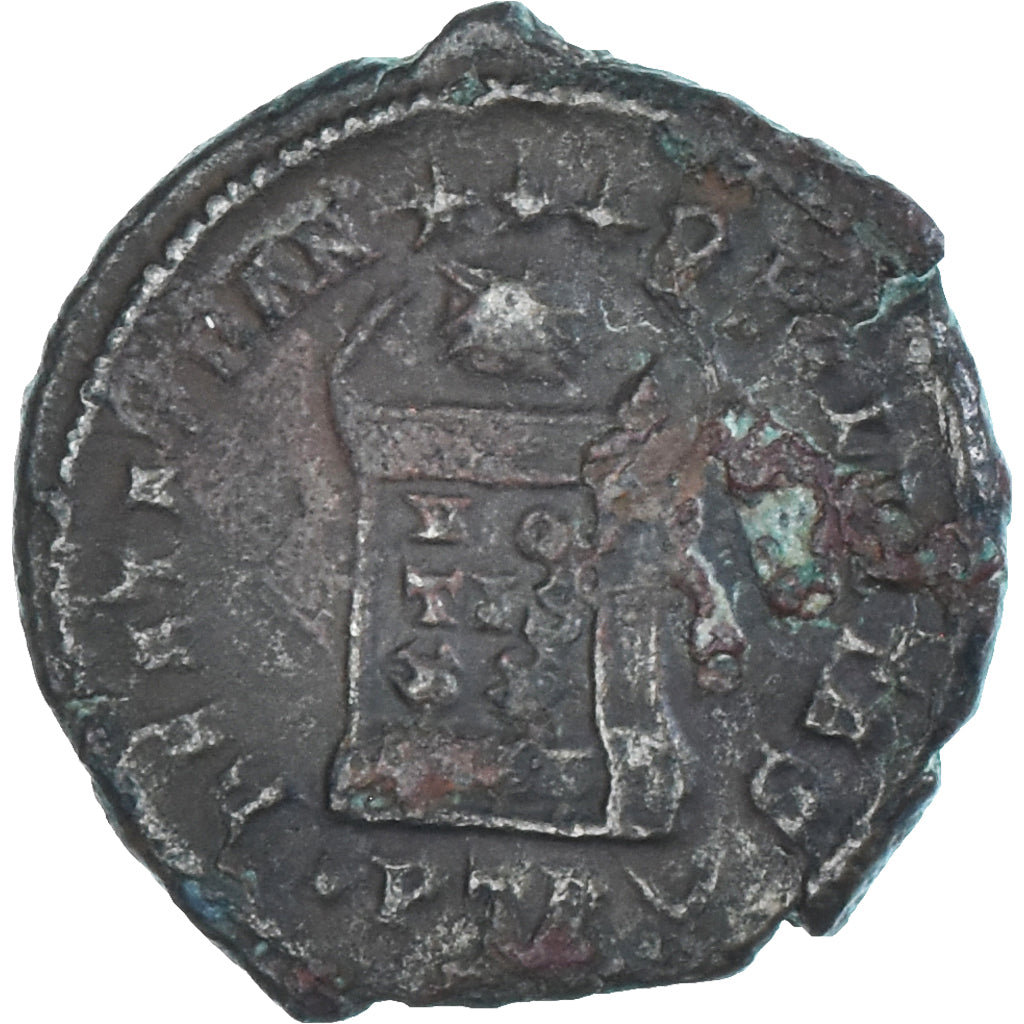 Moneda, Constantine II, Follis, 323, Trier, BC+, Bronce, RIC:408