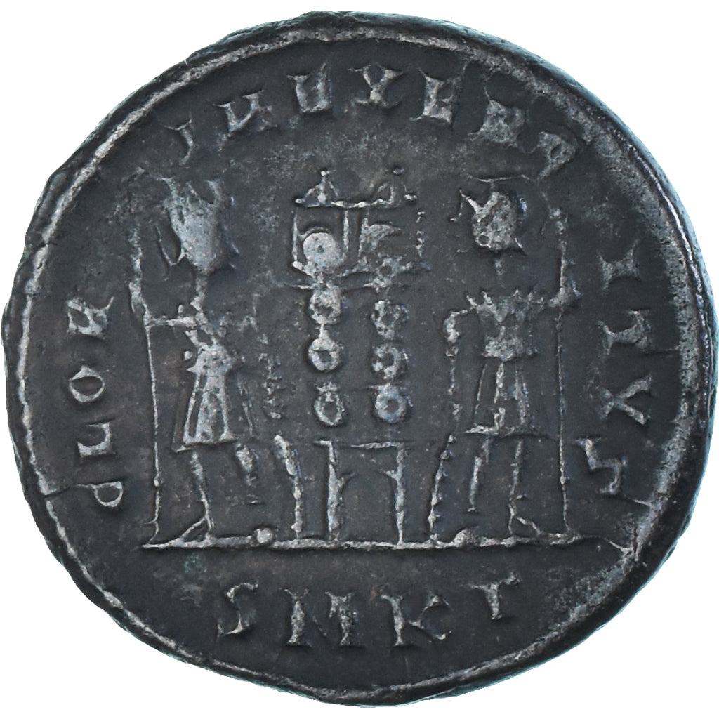 Moeda, Constantine II, Follis, 331-334, Kyzikos, VF(30-35), Cobre, RIC:80