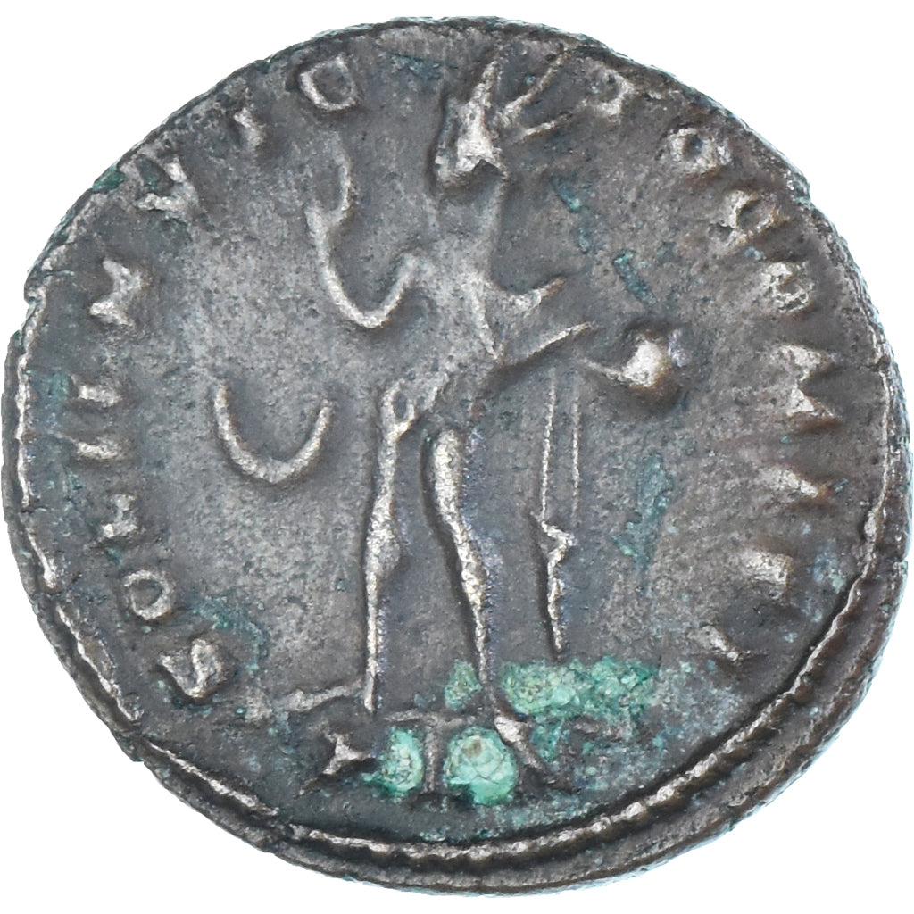 Moeda, Constantine II, Follis, 318, London, VF(30-35), Bronze, RIC:145