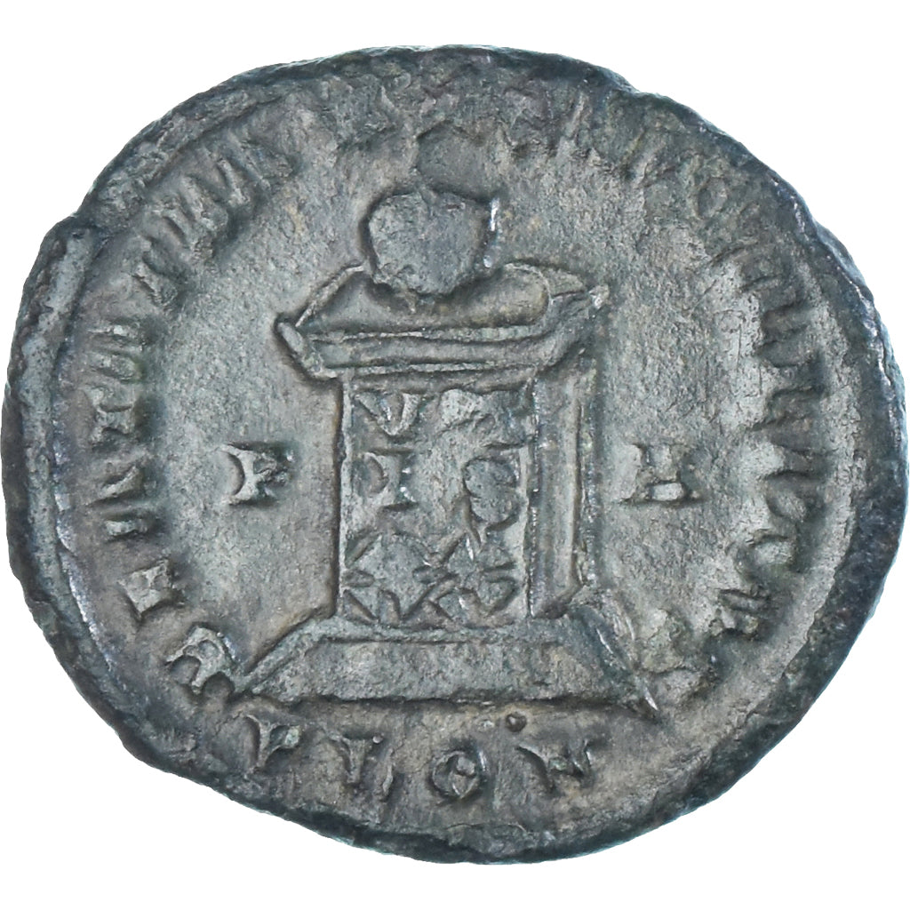 Moneda, Constantine II, Follis, 321, London, BC+, Bronce, RIC:216