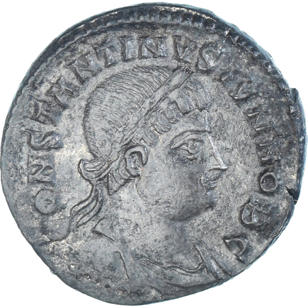 Moeda, Constantine II, Follis, 317-337, Uncertain Mint, EF(40-45), Bronze