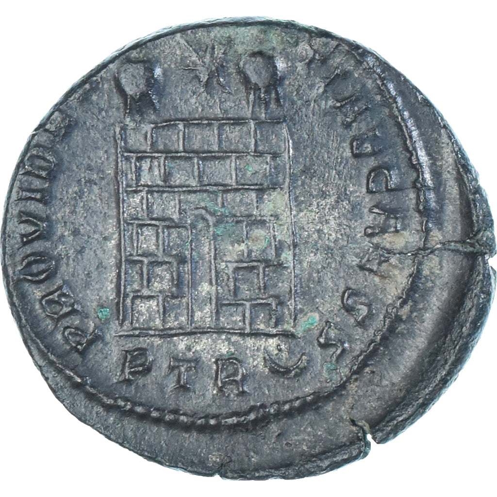 Monnaie, Constantin II, Follis, 326, Trèves, TTB+, Bronze, RIC:479