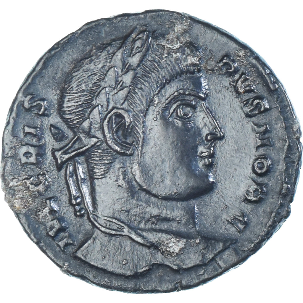 Moneda, Crispus, Follis, 323-324, Trier, MBC+, Bronce, RIC:440