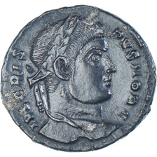 Münze, Crispus, Follis, 323-324, Trier, SS+, Bronze, RIC:440