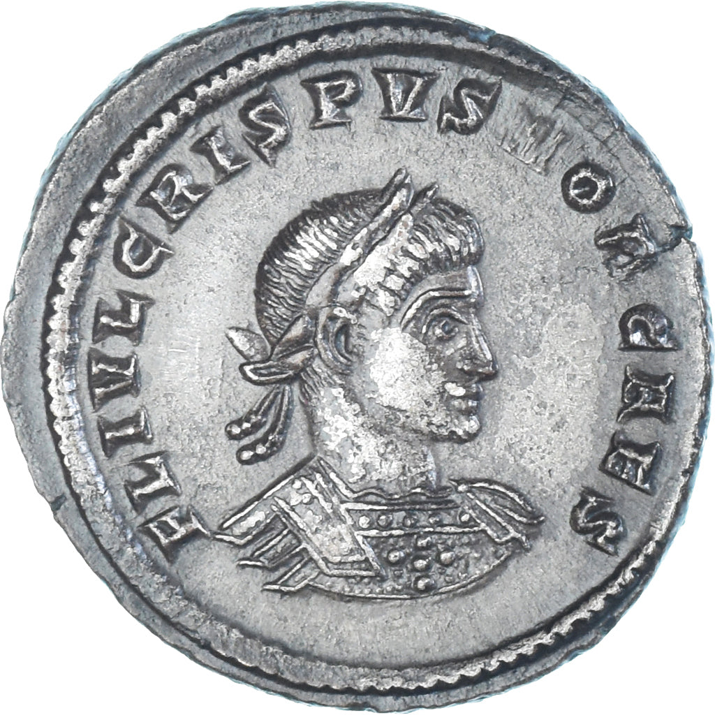 Munten, Crispus, Follis, 317-318, Trier, PR, Bronzen, RIC:171