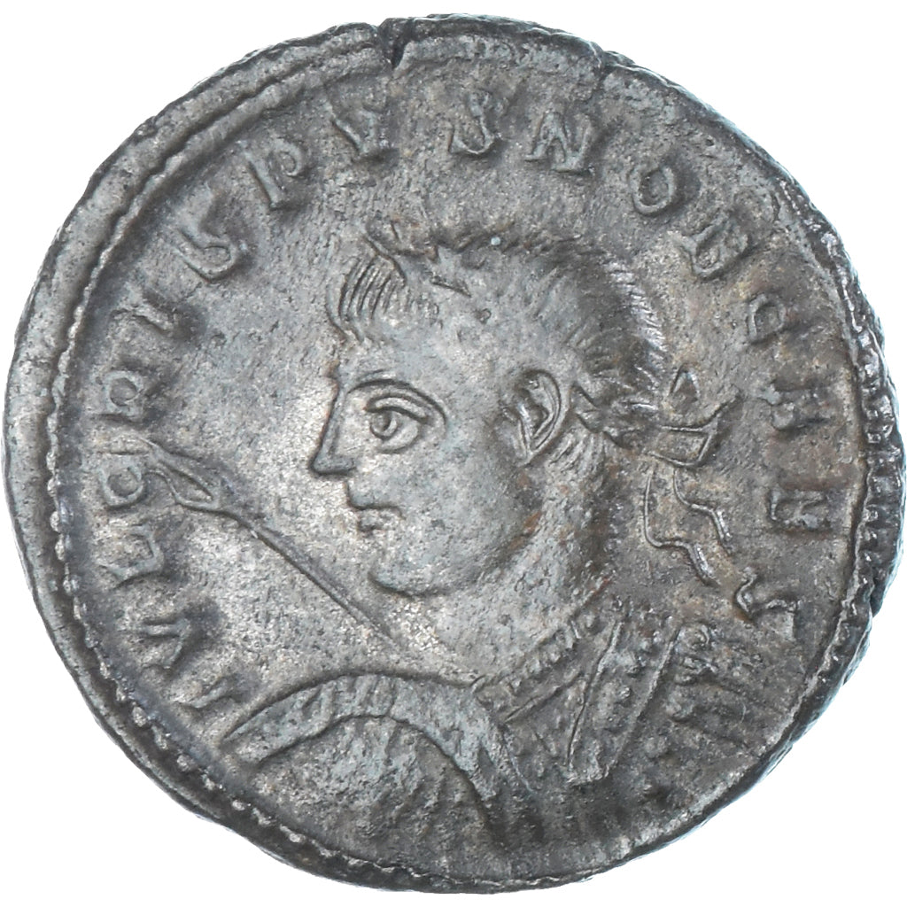 Münze, Crispus, Follis, 322, Trier, SS+, Bronze, RIC:348