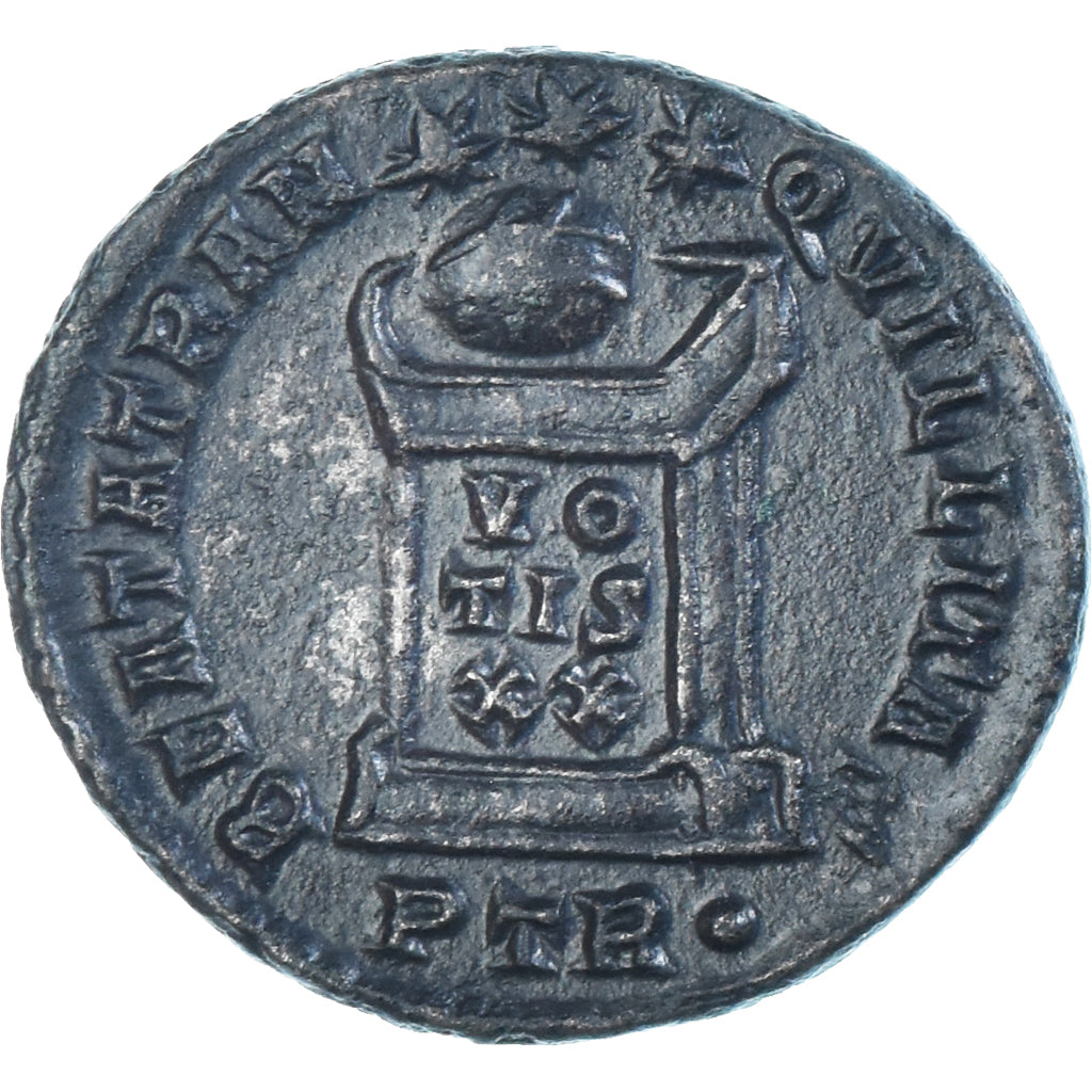 Coin, Crispus, Follis, 322, Trier, AU(55-58), Bronze, RIC:347