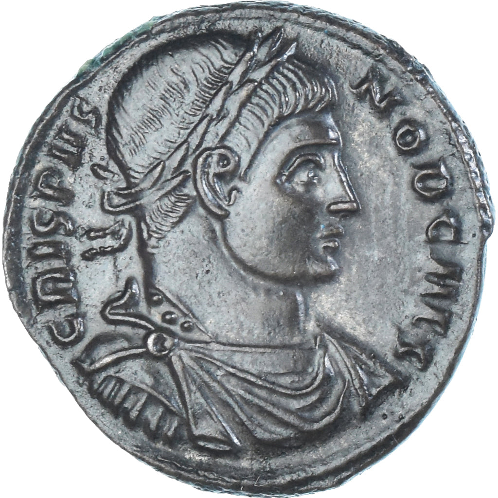 Moneda, Crispus, Follis, 322, Aquileia, SC, Bronce, RIC:108