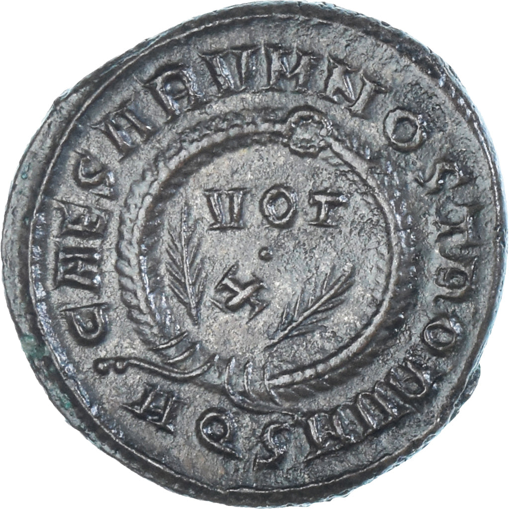 Moneda, Crispus, Follis, 322, Aquileia, SC, Bronce, RIC:108