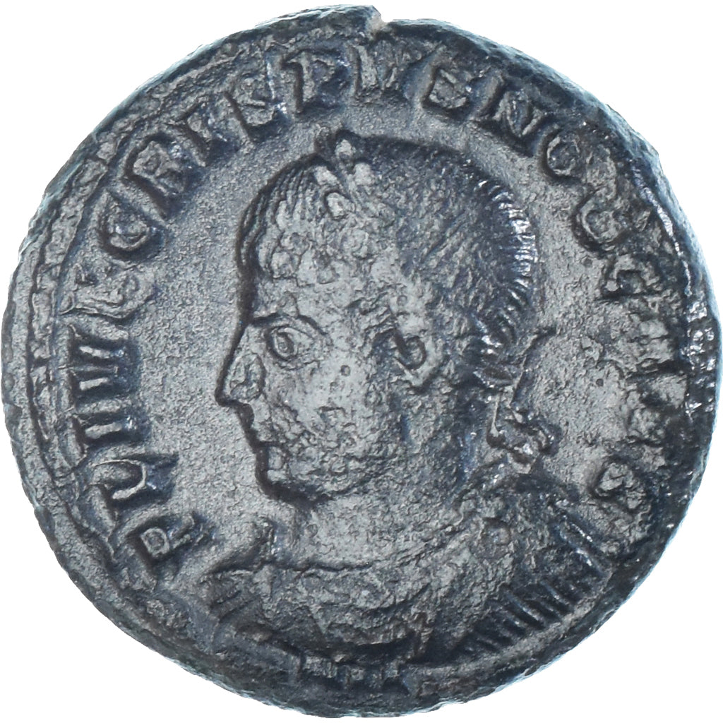 Moeda, Crispus, Follis, 324, Thessalonica, AU(50-53), Bronze, RIC:125