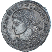 Moneta, Crispus, Follis, 326, Trier, SPL-, Bronzo, RIC:477