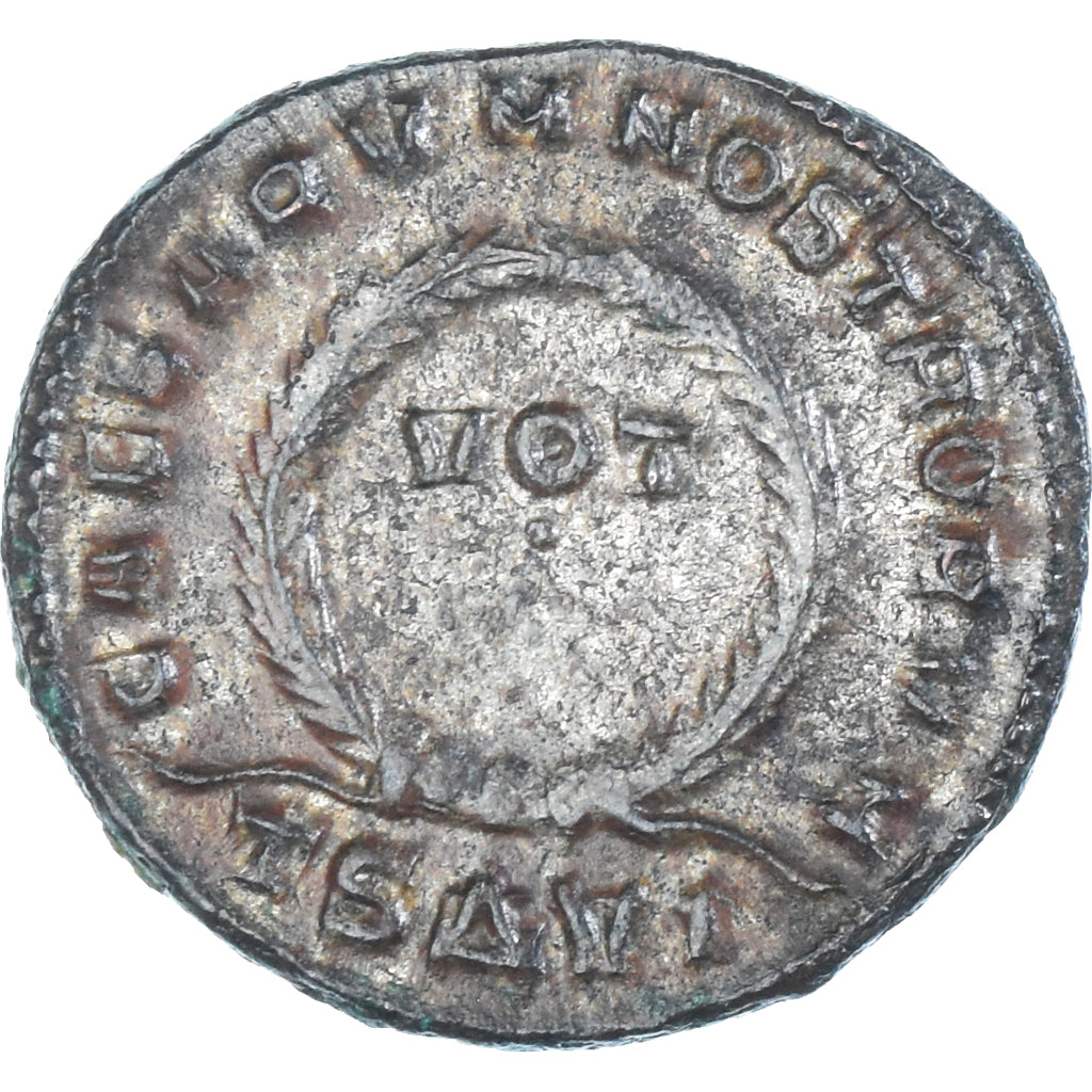 Moeda, Crispus, Follis, 324, Thessalonica, AU(50-53), Bronze, RIC:125