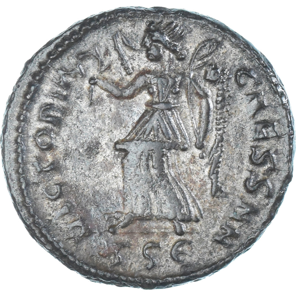 Munten, Crispus, Follis, 319, Thessalonica, ZF, Bronzen, RIC:62