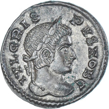 Coin, Crispus, Follis, 323-324, Lugdunum, AU(55-58), Bronze, RIC:215