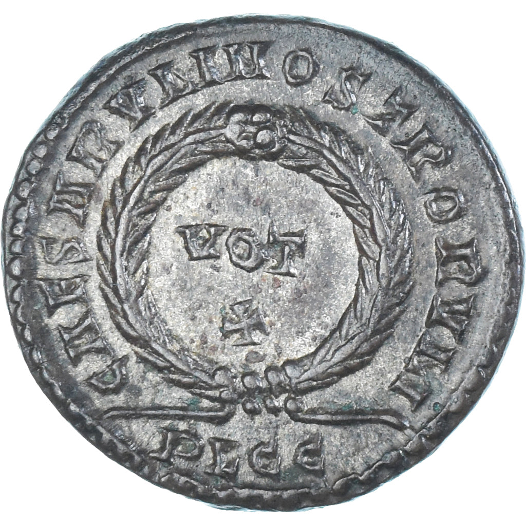 Coin, Crispus, Follis, 323-324, Lugdunum, AU(55-58), Bronze, RIC:215