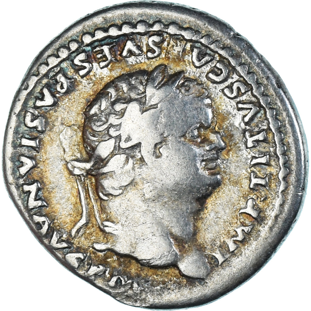 Coin, Titus, Denarius, 80, Rome, VF(30-35), Silver, RIC:119