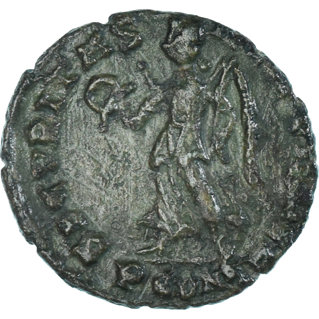 Moneta, Valens, Follis, 375-378, Arles, MB+, Bronzo, RIC:19a