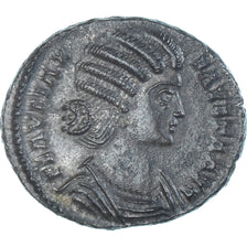 Coin, Fausta, Follis, 326, Trier, MS(63), Bronze, RIC:483