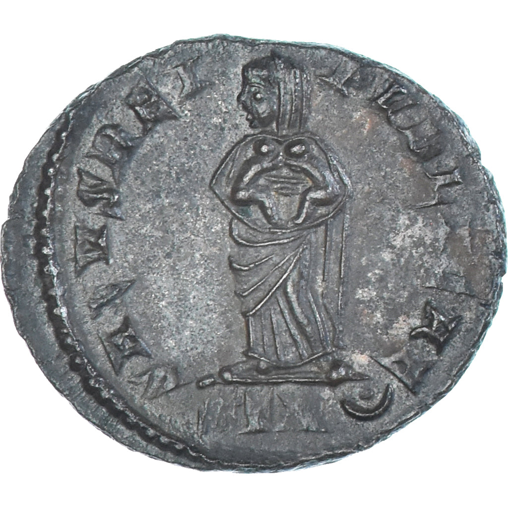 Coin, Fausta, Follis, 326, Trier, MS(63), Bronze, RIC:483