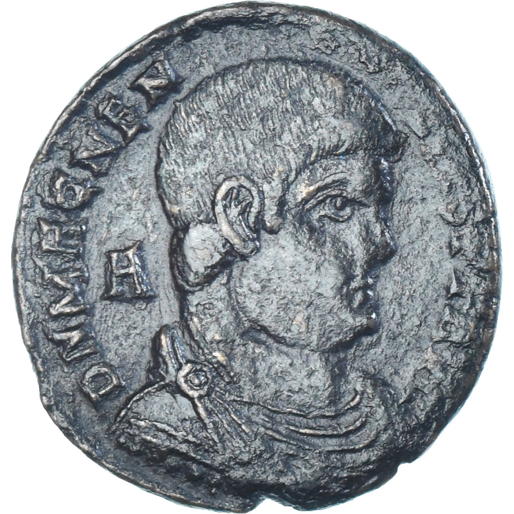 Moeda, Magnentius, Follis, 352, Lugdunum, EF(40-45), Bronze