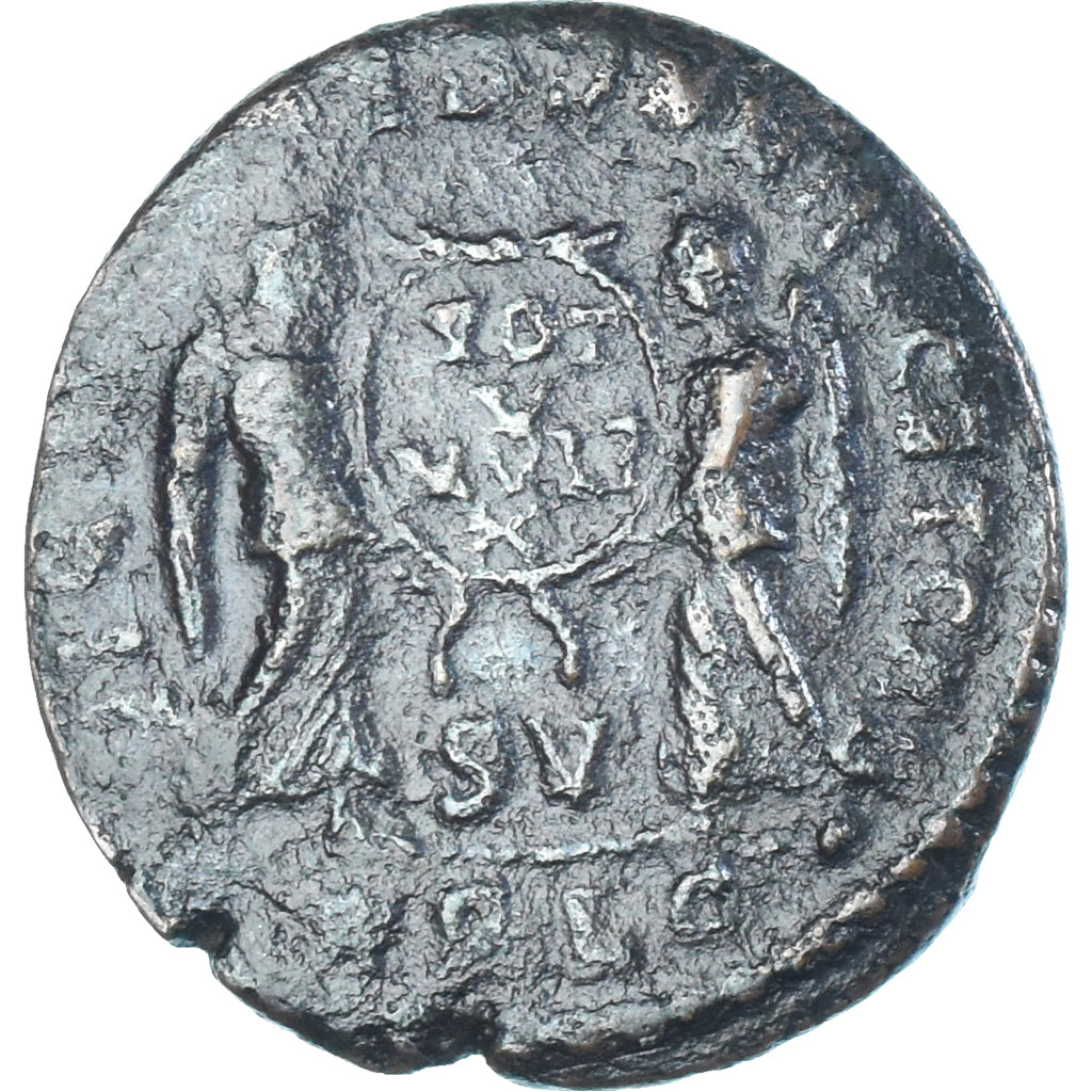 Moeda, Magnentius, Follis, 352, Lugdunum, EF(40-45), Bronze