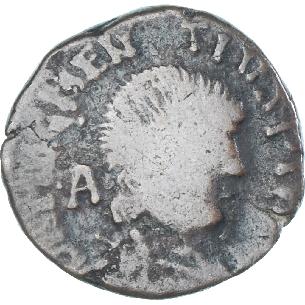 Moeda, Magnentius, Follis, 350-351, Lugdunum, VF(20-25), Bronze, RIC:115