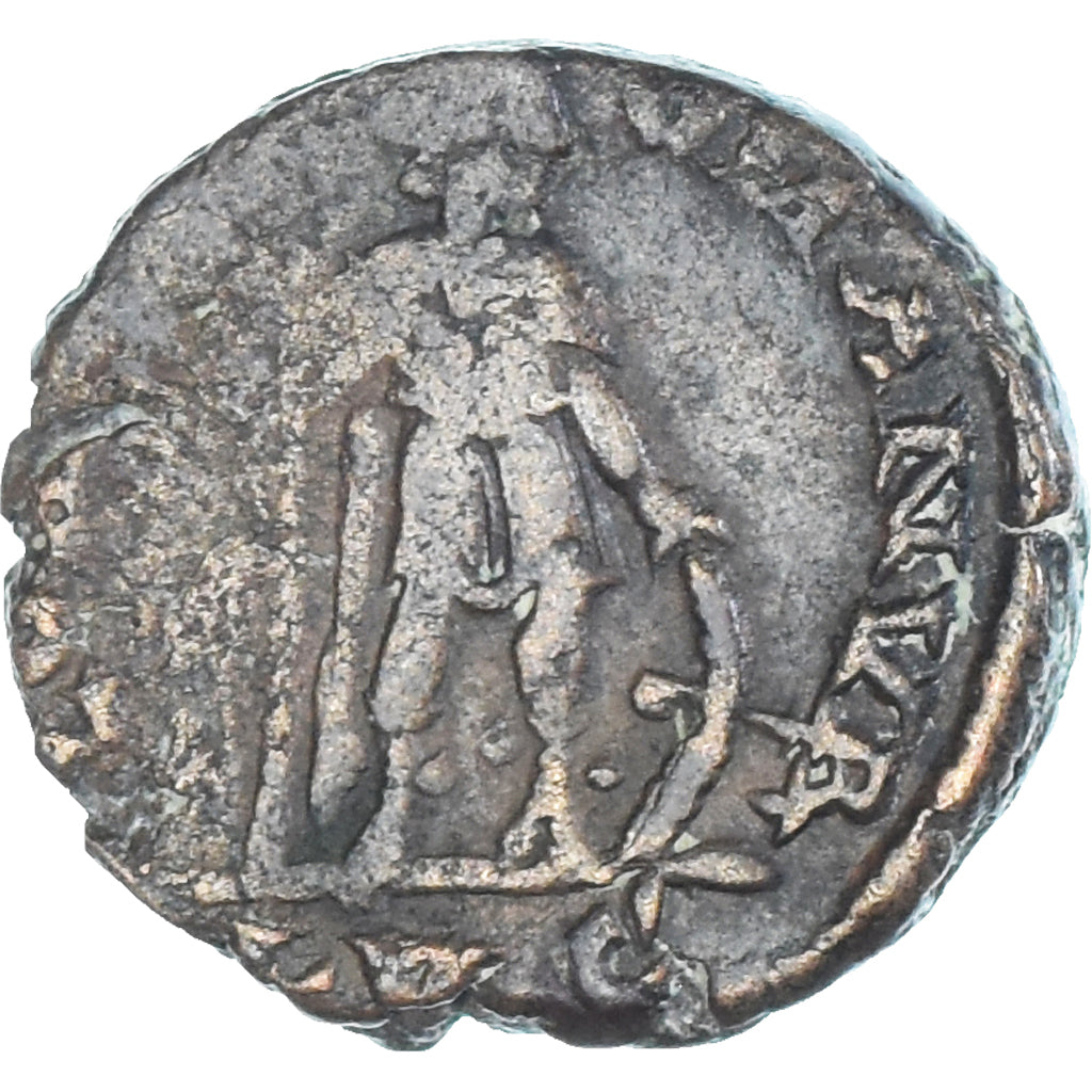 Moneta, Honorius, Follis, 408-423, Lugdunum, Rare, BB, Bronzo, RIC:1361