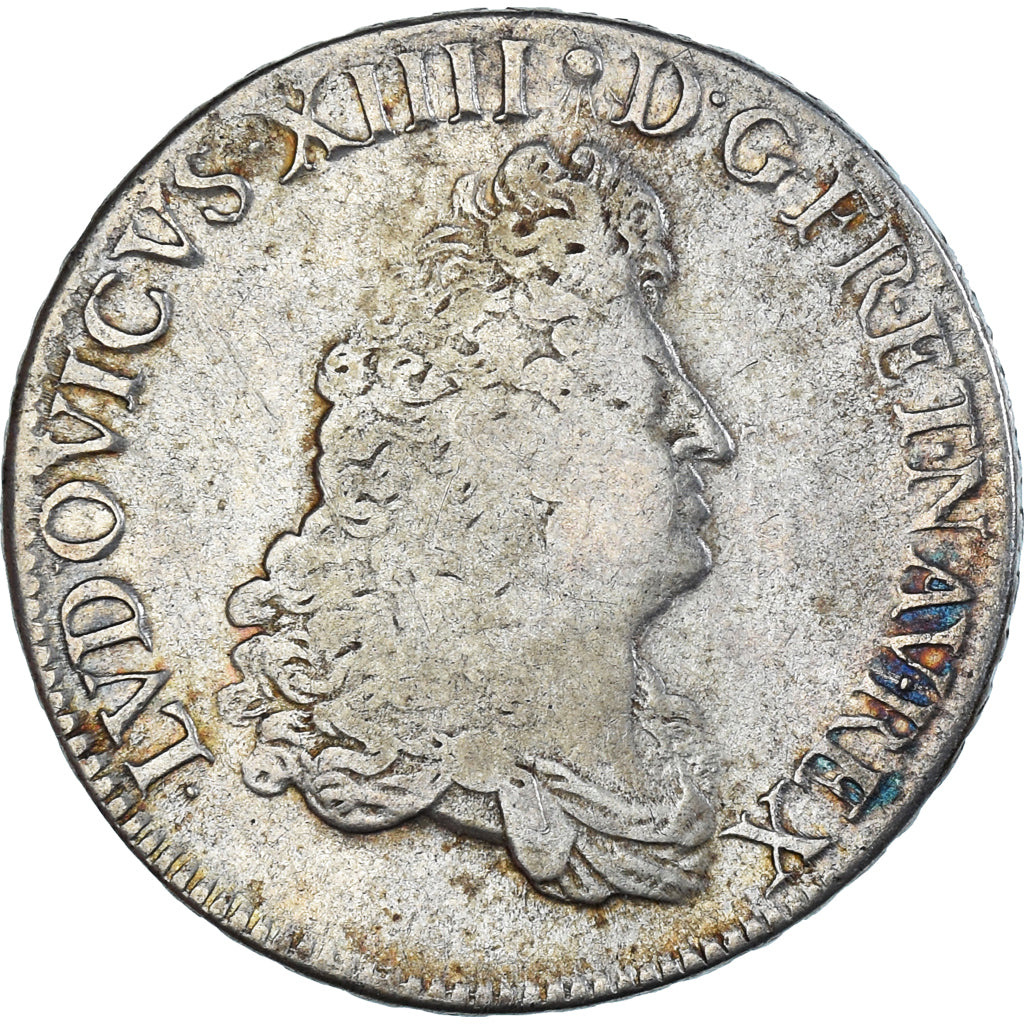 Monnaie, France, Louis XIV, Écu de Flandre, 1686, Lille, TB+, Argent