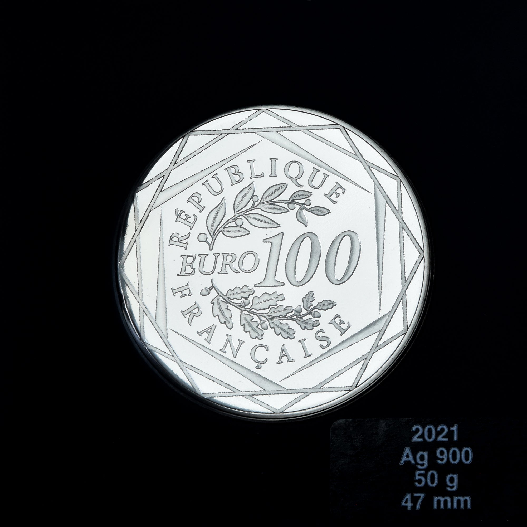 France, 100 Euro, 2021, Paris, Napoléon I, FDC, Argent