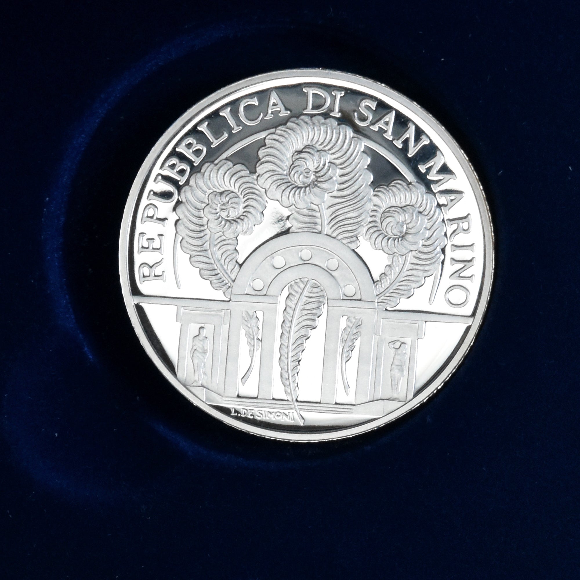 San Marino, 10 Euro, 2008, Rome, Palladio's Birth - 500th Anniversary