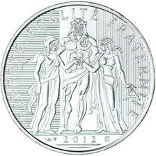 France, Hercule, 10 Euro, 2012, Paris, MS(64), Silver