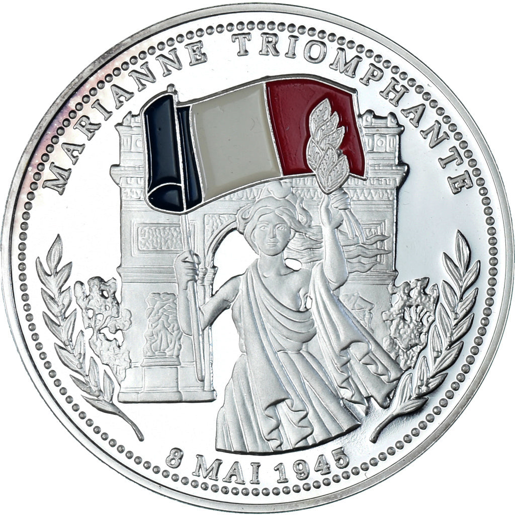 Francia, medaglia, Marianne Triomphante, SPL+, Argento