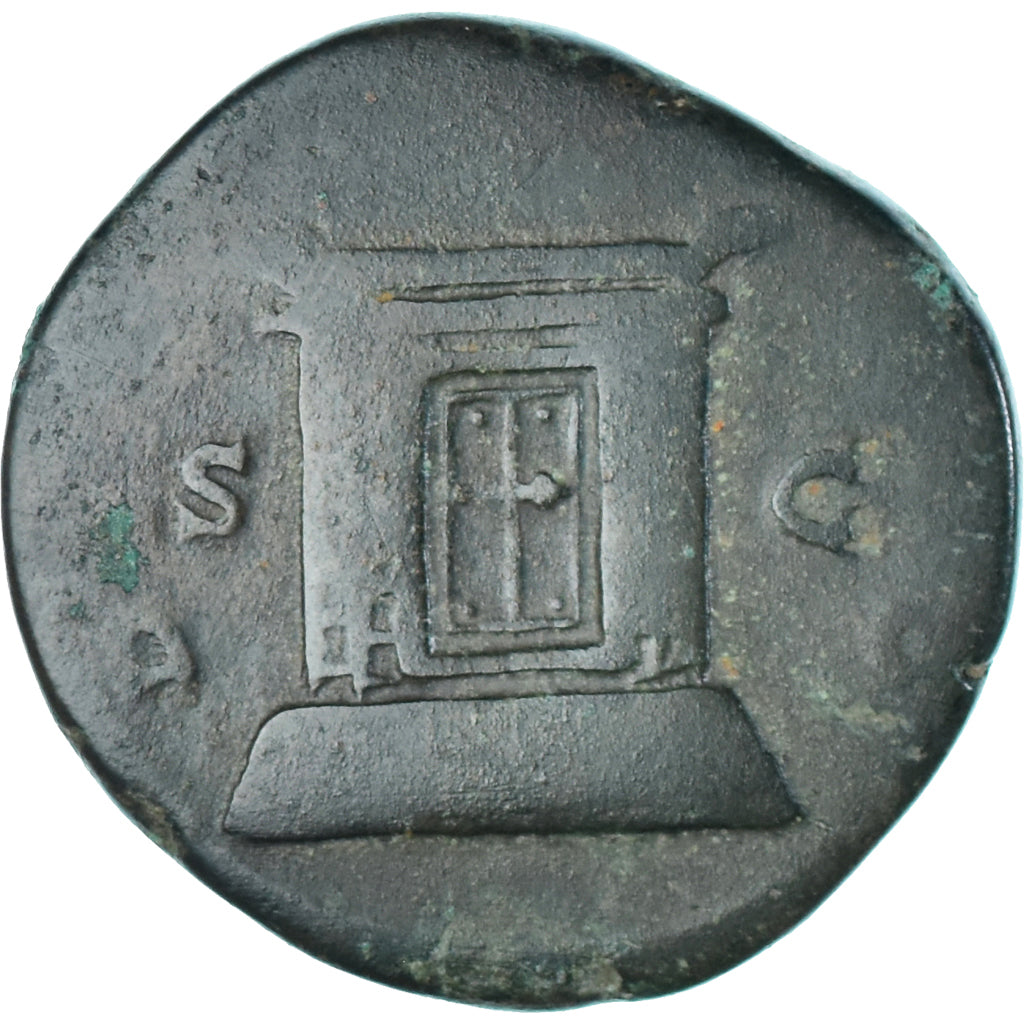 Coin, Divus Antoninus Pius, Sestertius, 161, Rome, F(12-15), Bronze, RIC:1272