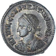 Coin, Constantius II, Follis, 326, Ticinum, AU(55-58), Bronze, RIC:201