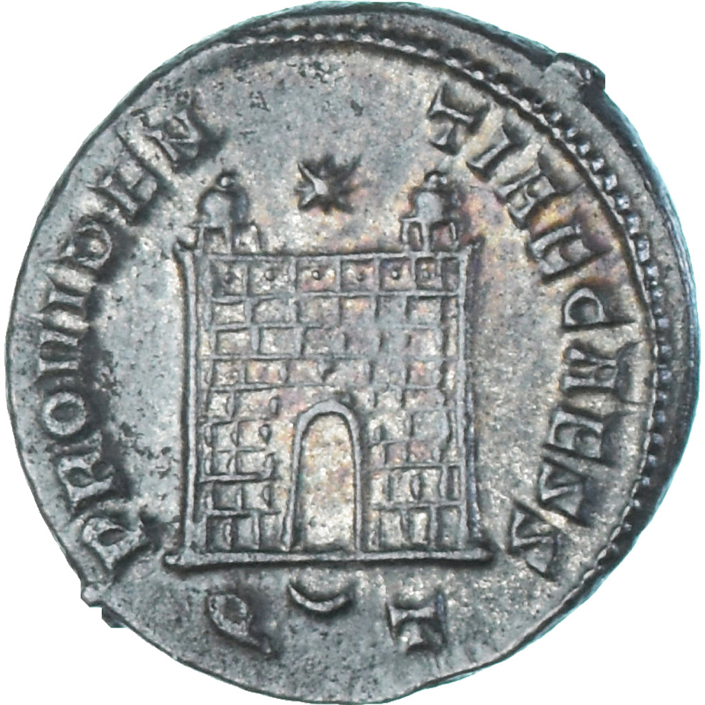 Coin, Constantius II, Follis, 326, Ticinum, AU(55-58), Bronze, RIC:201