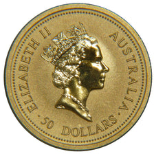 Australia, 50 Dollars, 1997, KM #341, MS(65-70), Gold, 15.50