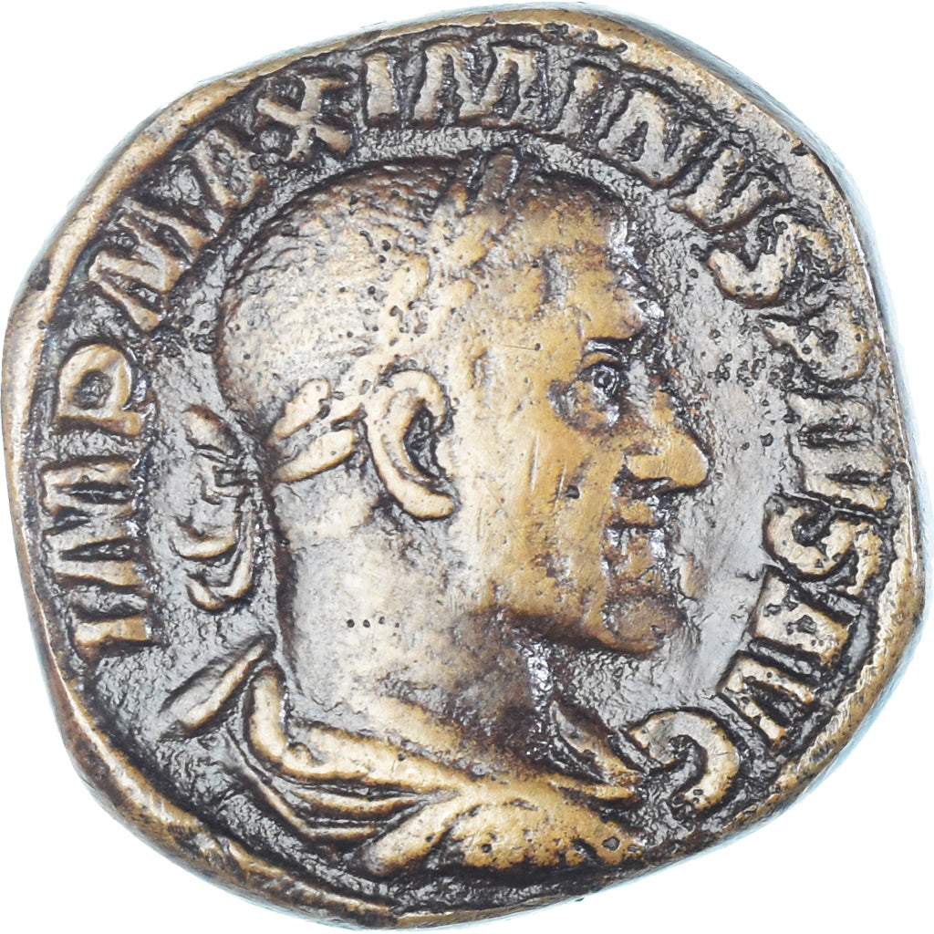 Coin, Maximinus I Thrax, Sestertius, 235-236, Rome, EF(40-45), Bronze, RIC:67