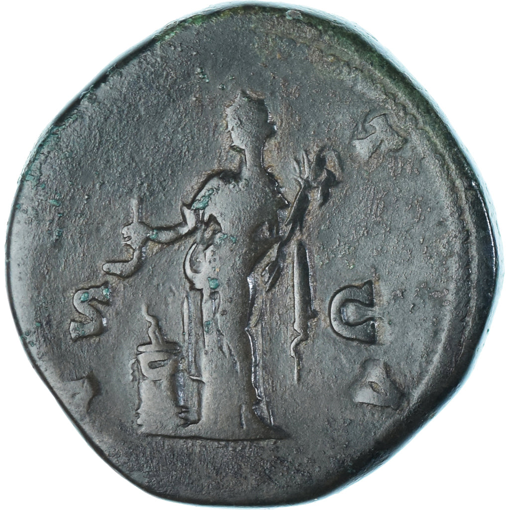 Monnaie, Lucille, Sesterce, 164-169, Rome, TB+, Bronze, RIC:1779