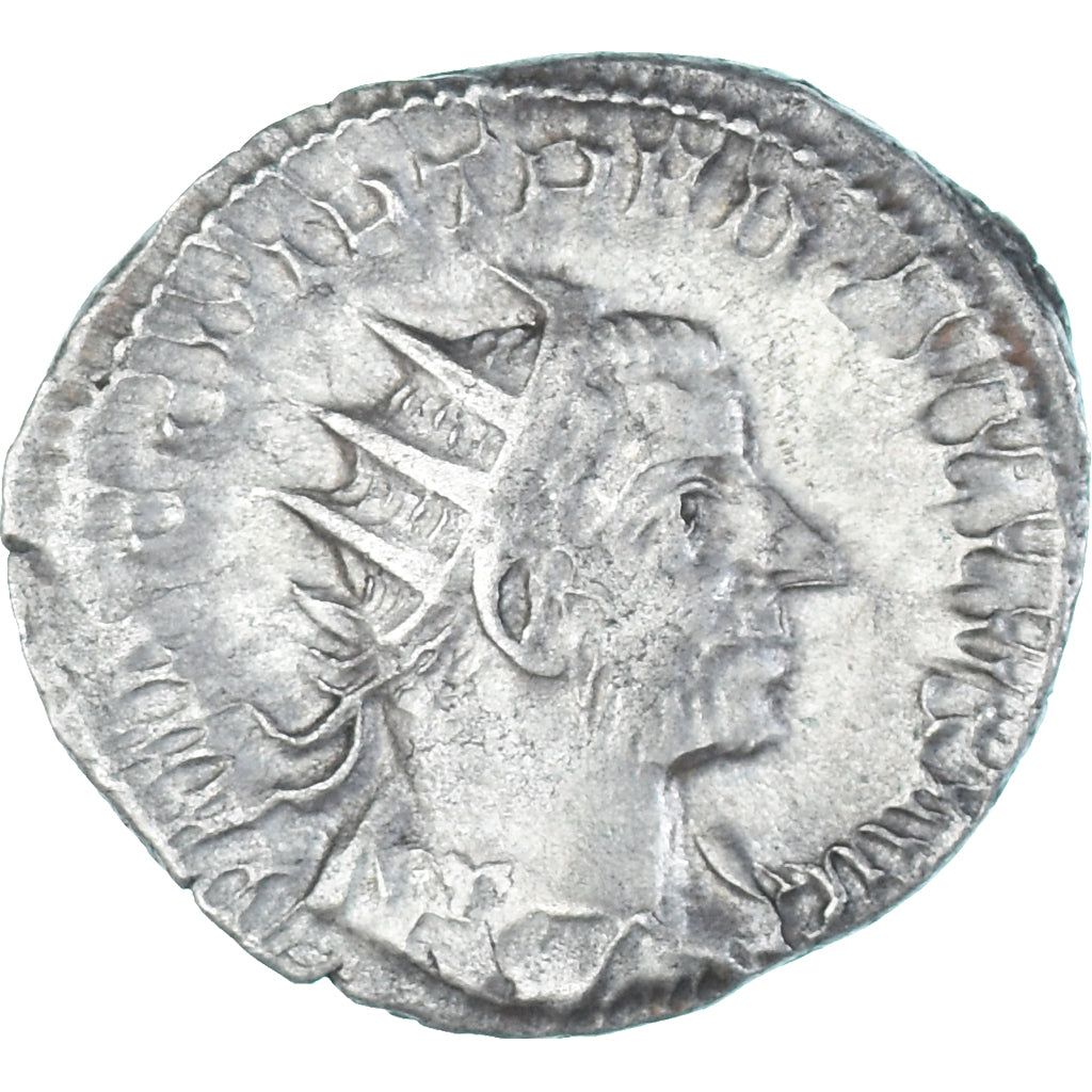 Coin, Trebonianus Gallus, Antoninianus, 251-253, Mediolanum, AU(50-53), Billon