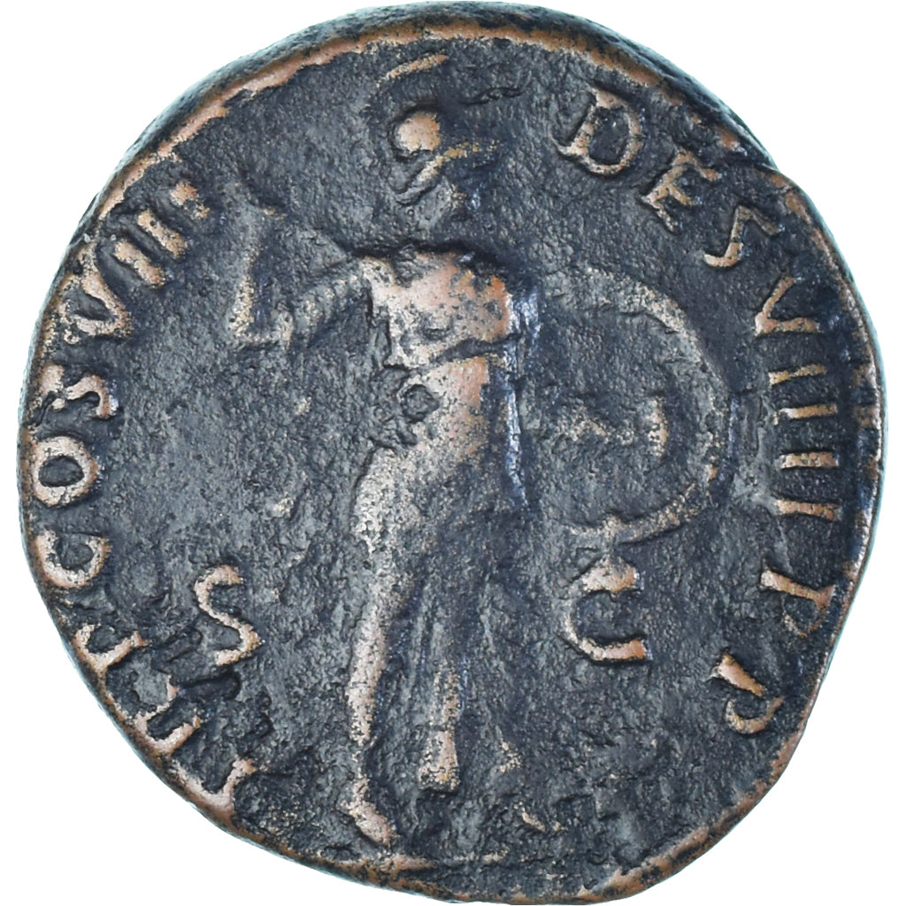 Coin, Domitian, As, 82, Rome, EF(40-45), Bronze, RIC:110