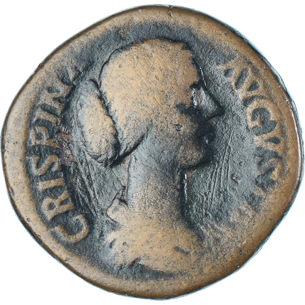 Coin, Crispina, Sestertius, AD 178-191, Rome, F(12-15), Bronze, RIC:669