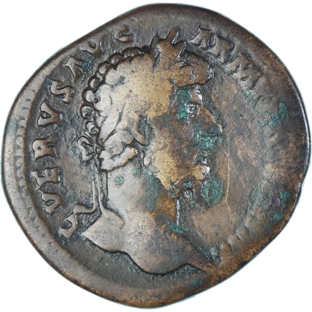 Münze, Lucius Verus, Sesterz, 165, Rome, S+, Bronze, RIC:1432